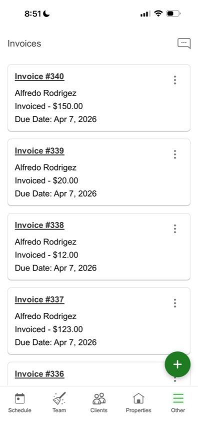 Invoicing