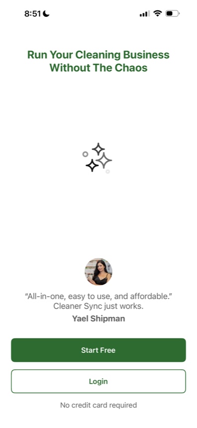 Cleaner Sync mobile app